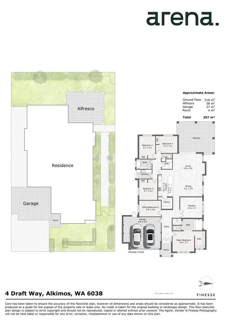 Floorplan of Homely house listing, 4 Draft Way, Alkimos WA 6038