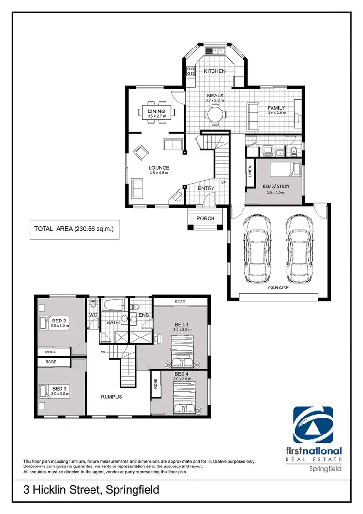 Floorplan of Homely house listing, 3 Hicklin Street, Springfield QLD 4300