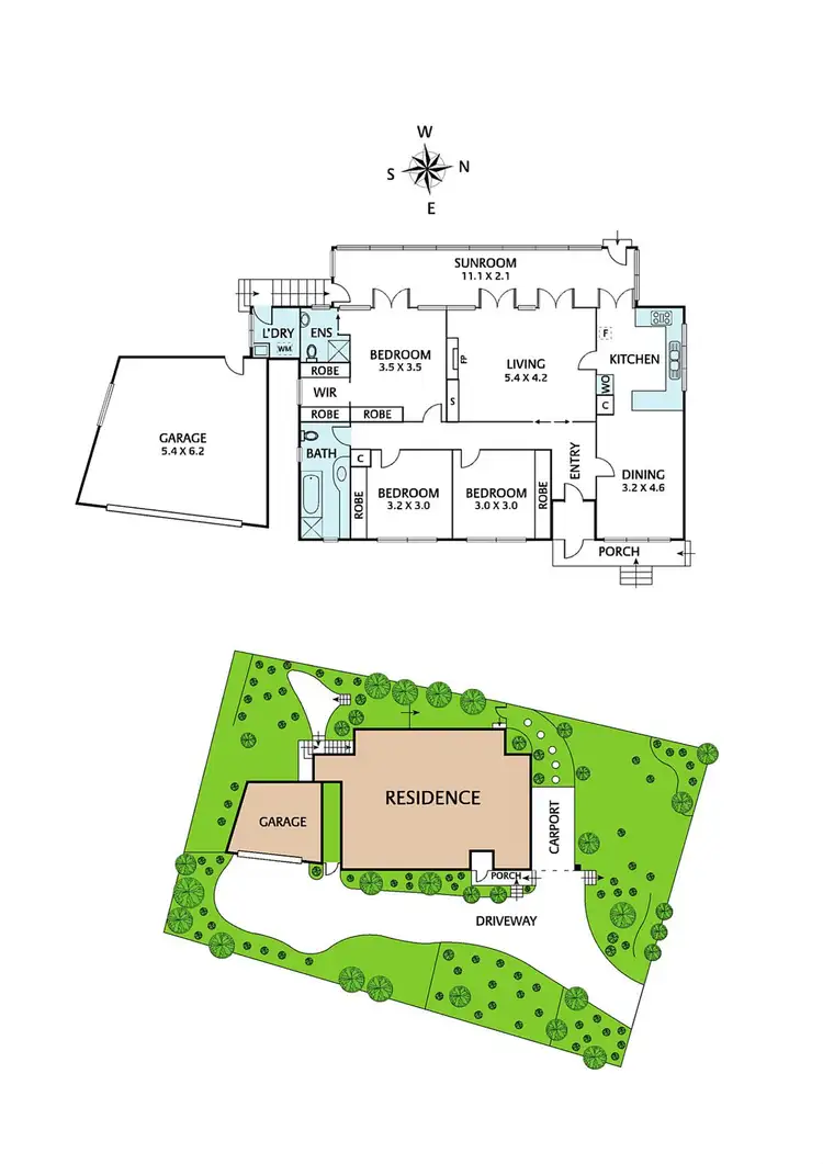 Floorplan of Homely house listing, 134 Manningham Road, Bulleen VIC 3105