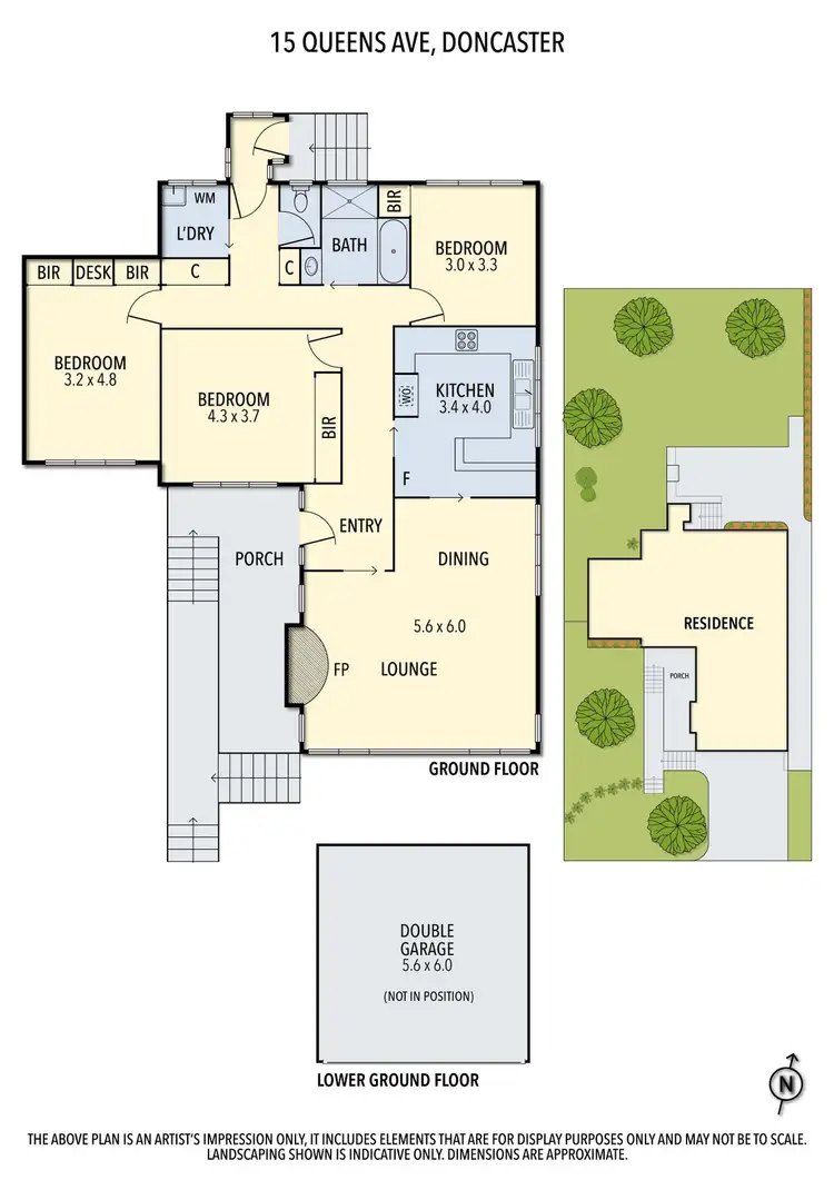Floorplan of Homely house listing, 15 Queens Avenue, Doncaster VIC 3108