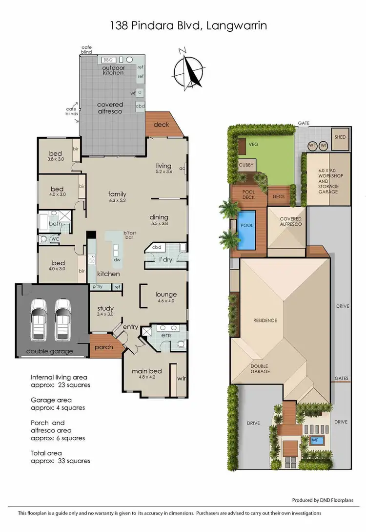 Floorplan of Homely house listing, 138 Pindara Boulevard, Langwarrin VIC 3910