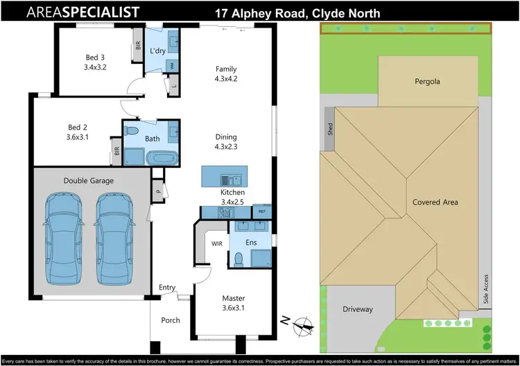Floorplan of Homely house listing, 17 Alphey Road, Clyde North VIC 3978