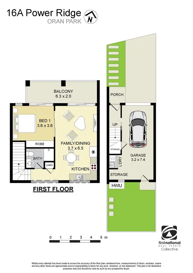 Floorplan of Homely studio listing, 16A Power Ridge, Oran Park NSW 2570