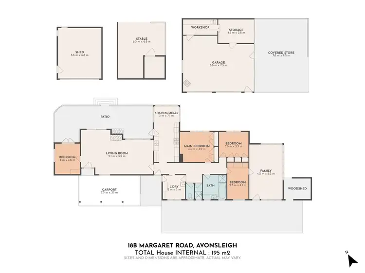 Floorplan of Homely house listing, 18B Margaret Road, Avonsleigh VIC 3782