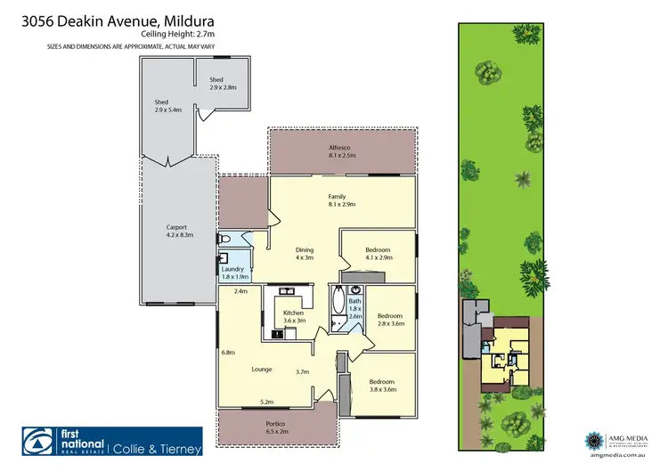 Floorplan of Homely house listing, 3056 Deakin Avenue, Mildura VIC 3500