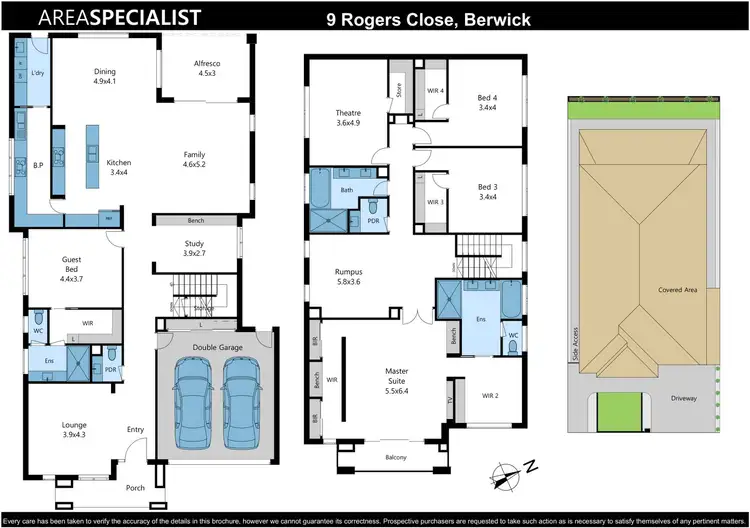 Floorplan of Homely house listing, 9 Rogers Close, Berwick VIC 3806