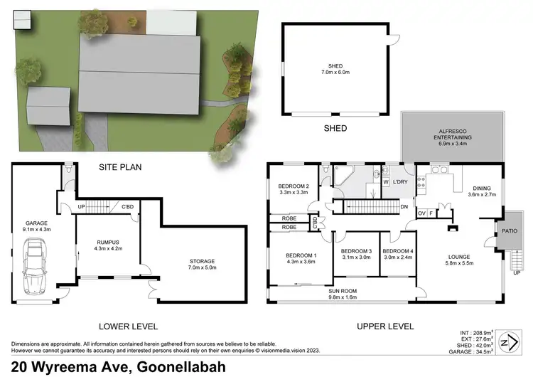 Floorplan of Homely house listing, 20 Wyreema Avenue, Goonellabah NSW 2480
