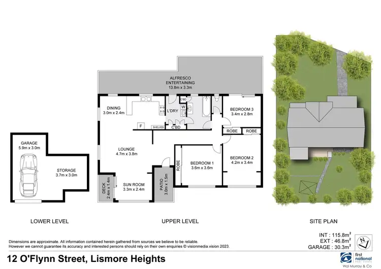 Floorplan of Homely house listing, 12 O'Flynn Street, Lismore Heights NSW 2480