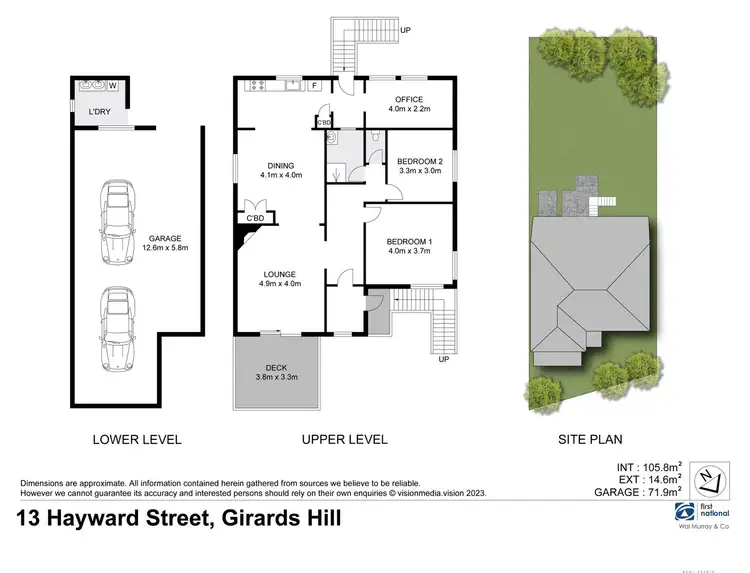 Floorplan of Homely house listing, 13 Hayward Street, Girards Hill NSW 2480