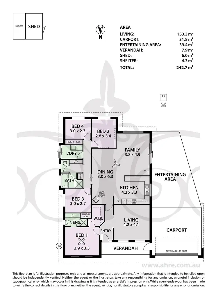 Floorplan of Homely house listing, 16 Craig Drive, Nairne SA 5252