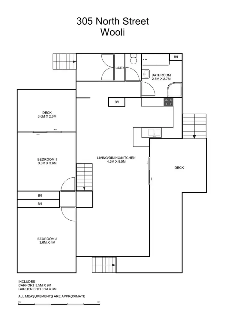 Floorplan of Homely house listing, 305 North Street, Wooli NSW 2462