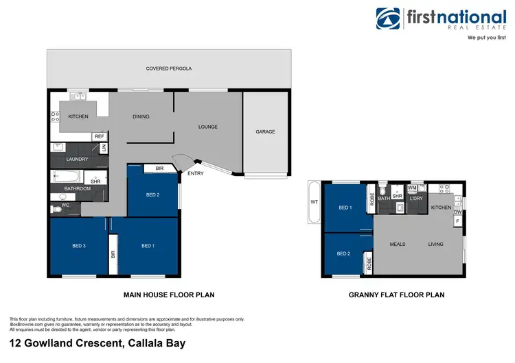 Floorplan of Homely house listing, 12 Gowlland Crescent, Callala Bay NSW 2540