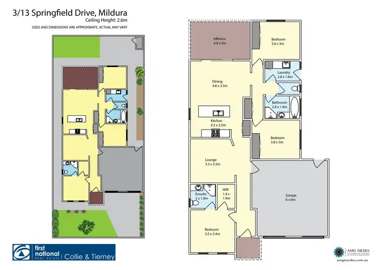 Floorplan of Homely townhouse listing, 3/13 Springfield Drive, Mildura VIC 3500
