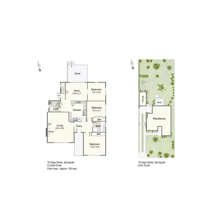 Floorplan of Homely house listing, 16 Hope Street, Springvale VIC 3171