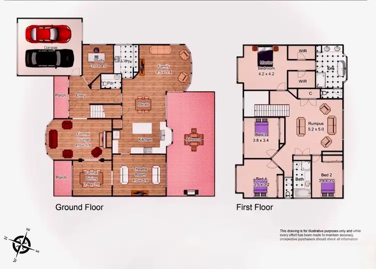 Floorplan of Homely house listing, 27 Augustus Drive, Berwick VIC 3806