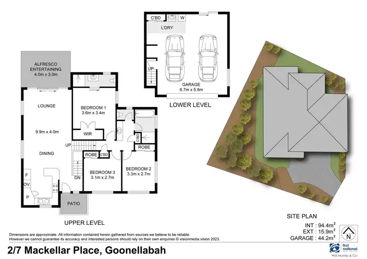 Floorplan of Homely unit listing, 2/7 Mackellar Place, Goonellabah NSW 2480
