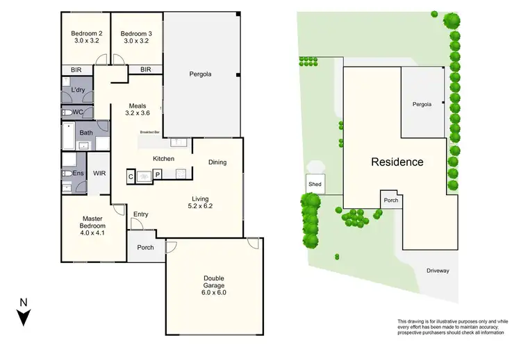 Floorplan of Homely house listing, 15 Durack Avenue, Lynbrook VIC 3975