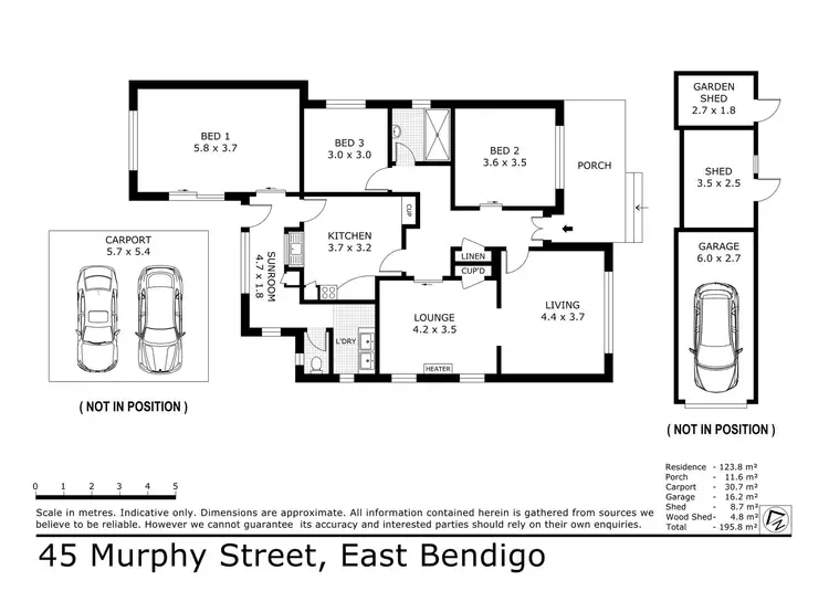 Floorplan of Homely house listing, 45 Murphy Street, East Bendigo VIC 3550