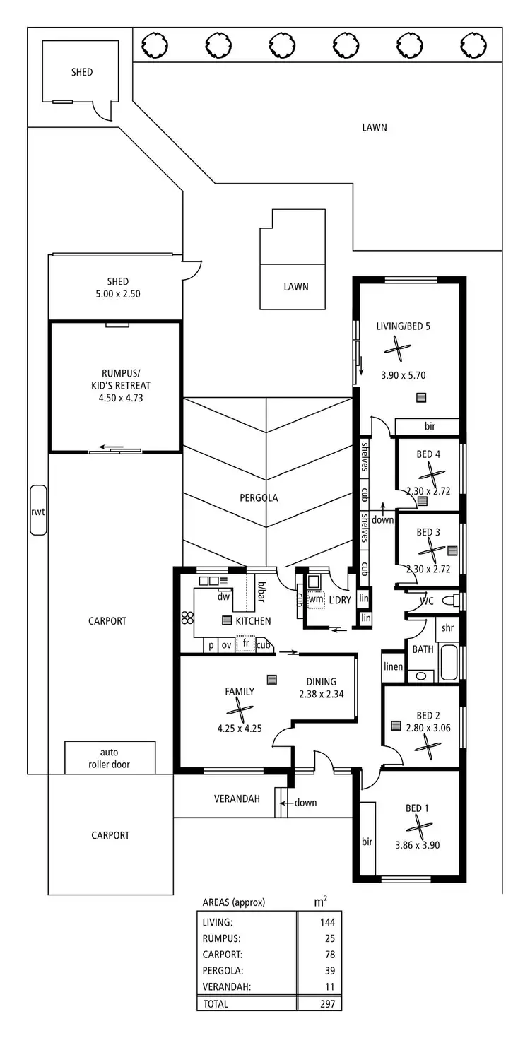 Floorplan of Homely house listing, 12 Nottingham Avenue, Salisbury East SA 5109