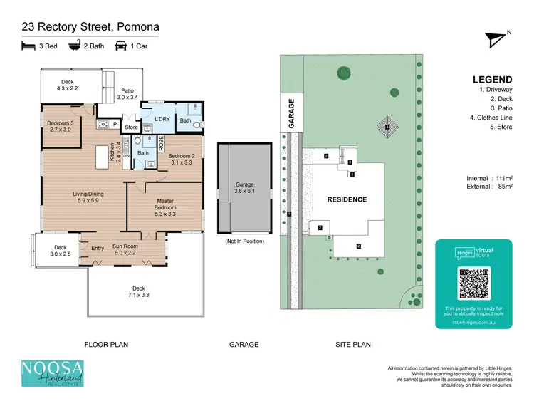 Floorplan of Homely house listing, 23 Rectory Street, Pomona QLD 4568