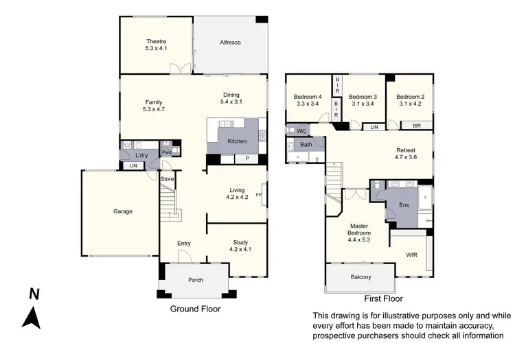 Floorplan of Homely house listing, 19 Clarendon Drive, Keysborough VIC 3173