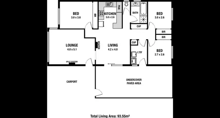 Floorplan of Homely house listing, 1 Callistemon Avenue, Keysborough VIC 3173