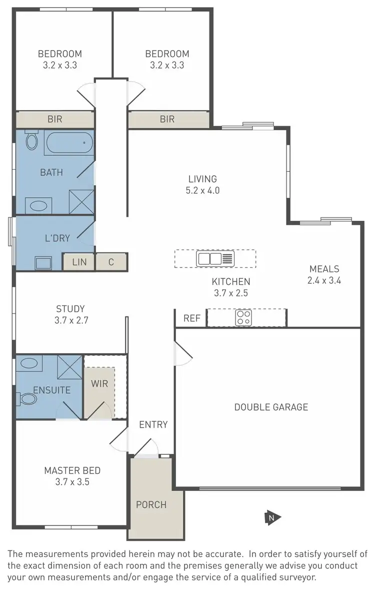 Floorplan of Homely house listing, 42 Yellow Gum Way, Manor Lakes VIC 3024