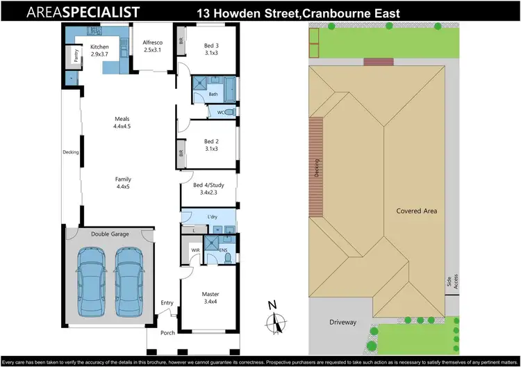 Floorplan of Homely house listing, 13 Howden Street, Cranbourne East VIC 3977