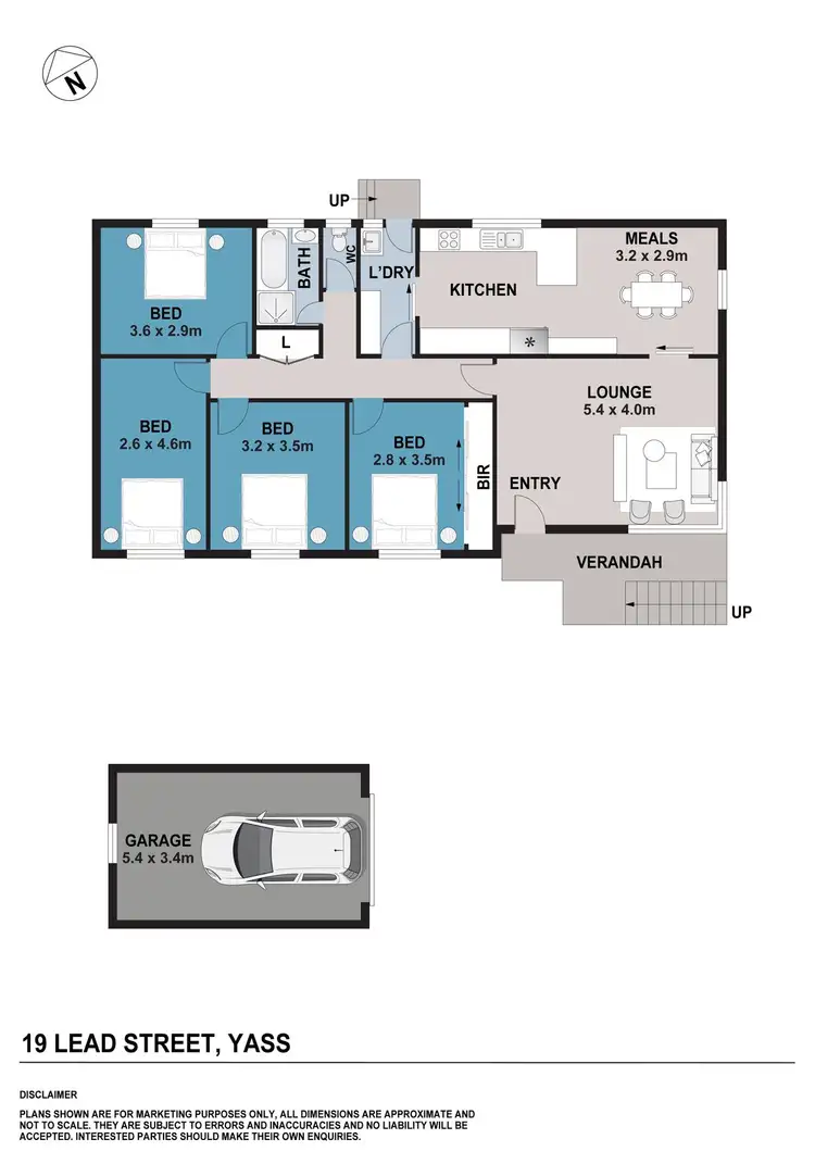 Floorplan of Homely house listing, 19 Lead Street, Yass NSW 2582