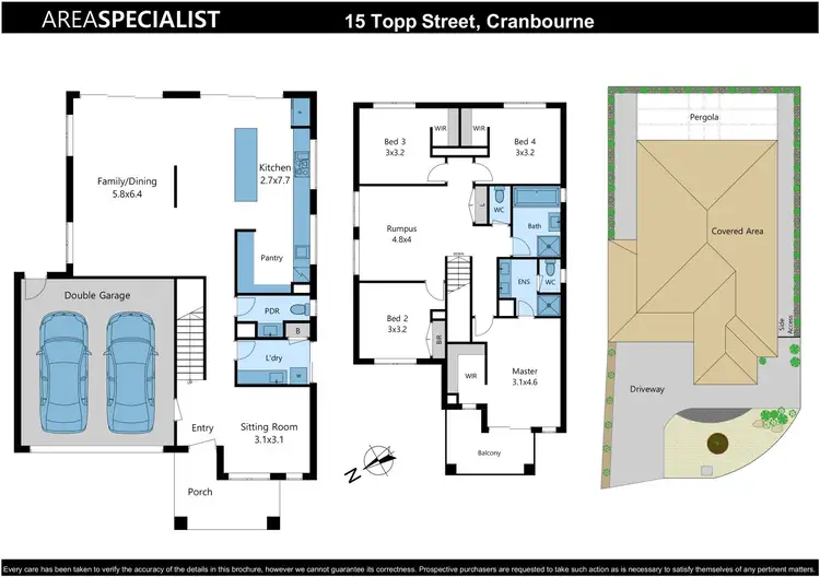 Floorplan of Homely house listing, 15 Topp Street, Cranbourne VIC 3977