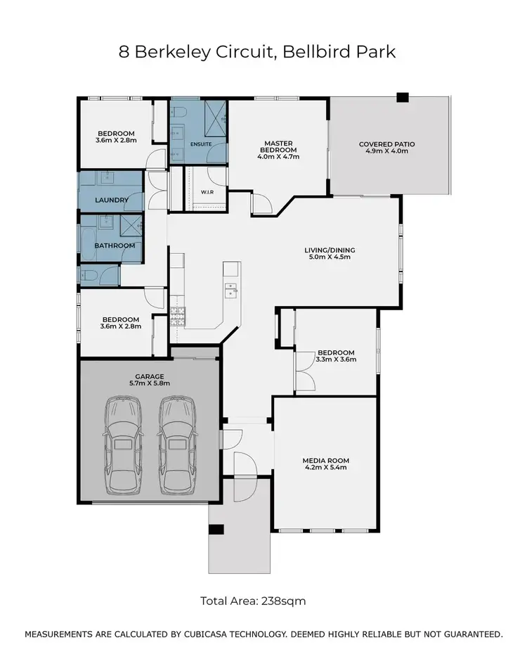Floorplan of Homely house listing, 8 Berkeley Circuit, Bellbird Park QLD 4300