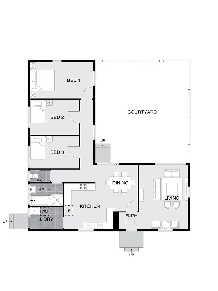 Floorplan of Homely house listing, 10 Bunker Place, Charnwood ACT 2615