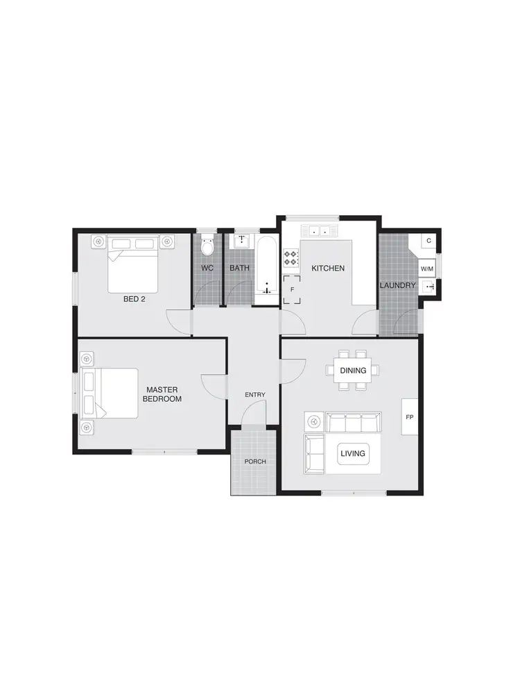 Floorplan of Homely house listing, 43 McKinlay Street, Narrabundah ACT 2604