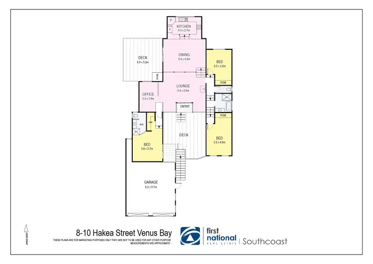 Floorplan of Homely house listing, 8 Hakea Street, Venus Bay VIC 3956