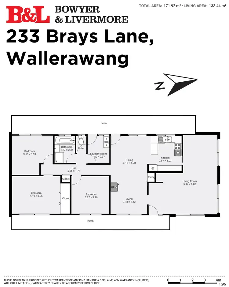 Floorplan of Homely rural property listing, 233 Brays Lane, Wallerawang NSW 2845