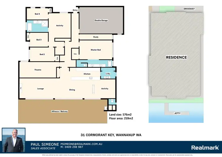 Floorplan of Homely house listing, 31 Cormorant Key, Wannanup WA 6210