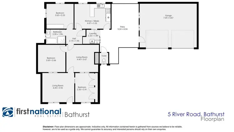 Floorplan of Homely house listing, 5 River Road, Kelso NSW 2795