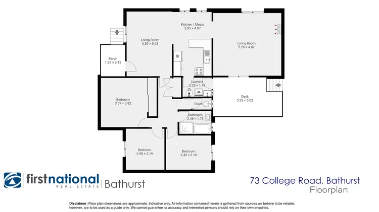 Floorplan of Homely house listing, 73 College Road, South Bathurst NSW 2795