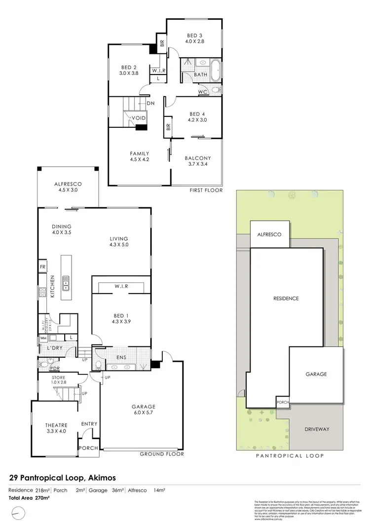 Floorplan of Homely house listing, 29 Pantropical Loop, Alkimos WA 6038