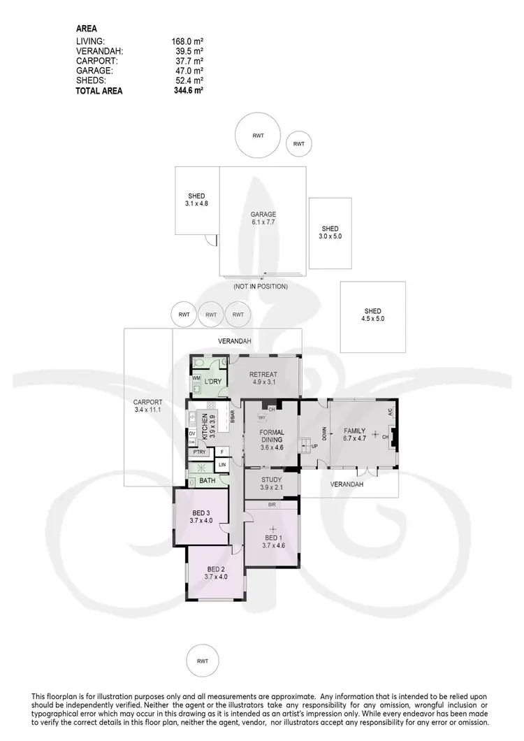 Floorplan of Homely house listing, 24 Blakiston Road, Blakiston SA 5250