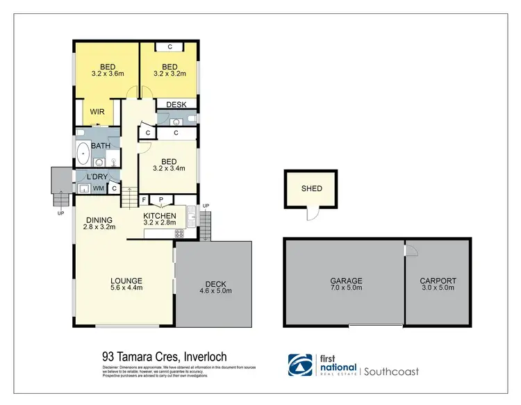Floorplan of Homely house listing, 93 Tamara Crescent, Inverloch VIC 3996