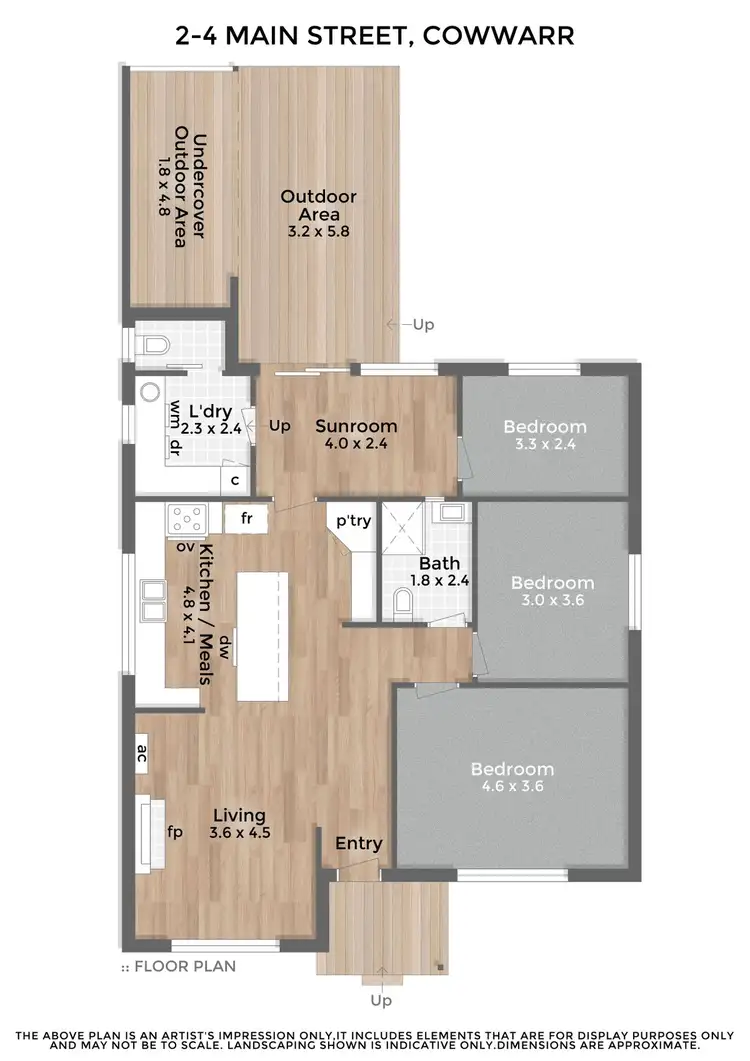 Floorplan of Homely house listing, 2-4 Main Street, Cowwarr VIC 3857