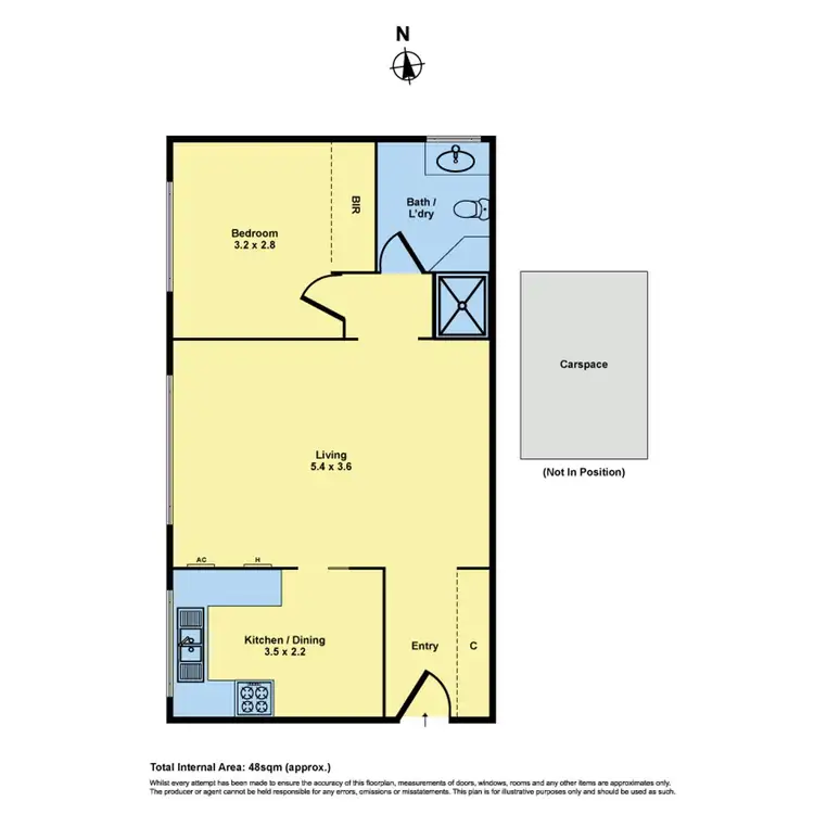 Floorplan of Homely apartment listing, 7/24 Middle Road, Maribyrnong VIC 3032