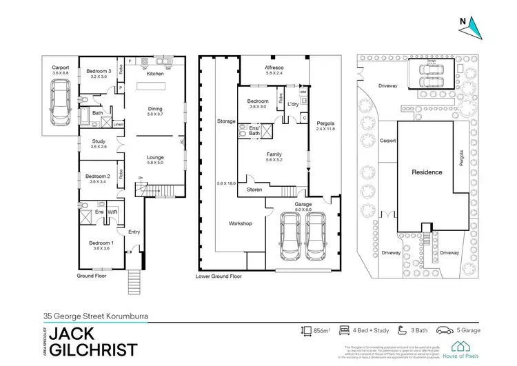 Floorplan of Homely house listing, 35 George Street, Korumburra VIC 3950