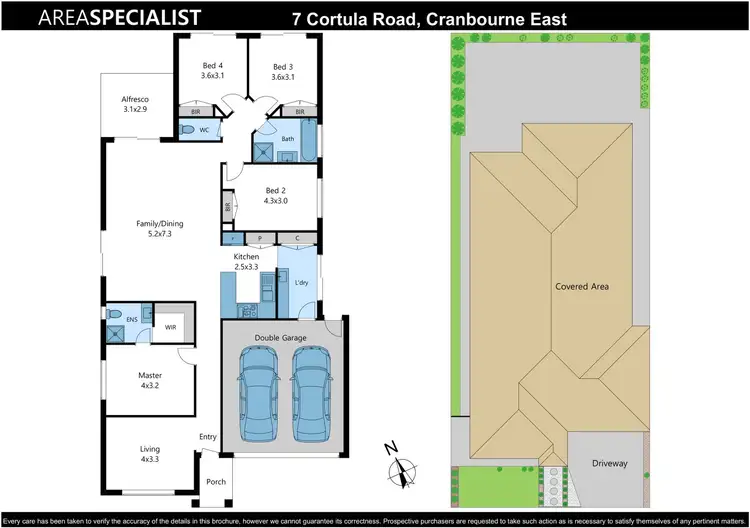 Floorplan of Homely house listing, 7 Cortula Road, Cranbourne East VIC 3977