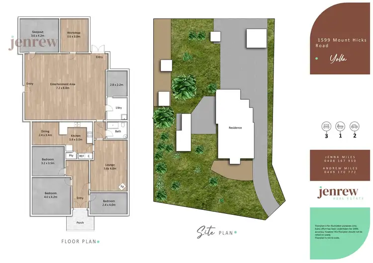 Floorplan of Homely house listing, 1599 Mount Hicks Road, Yolla TAS 7325