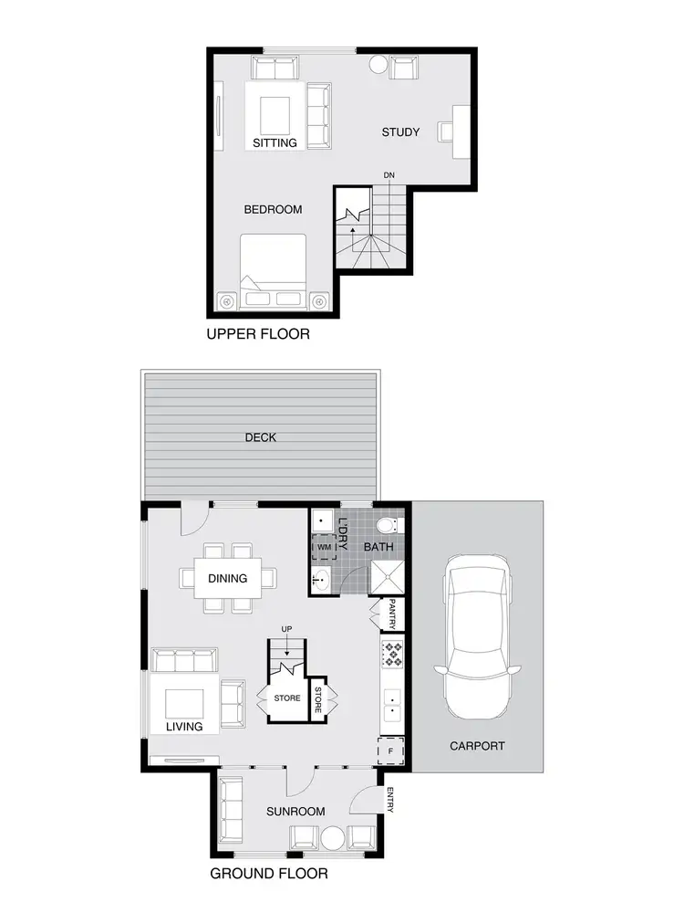 Floorplan of Homely townhouse listing, 7/89 Werriwa Crescent, Isabella Plains ACT 2905