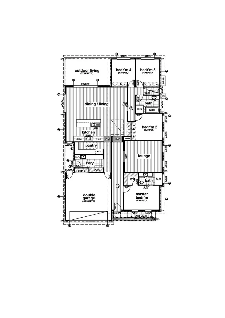 Floorplan of Homely house listing, 1 Triumph Terrace, Mildura VIC 3500