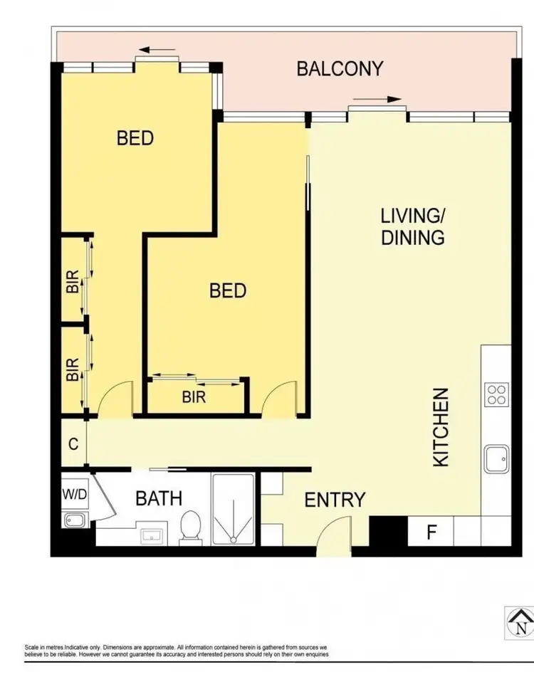 Floorplan of Homely apartment listing, 603/770C Toorak Road, Glen Iris VIC 3146