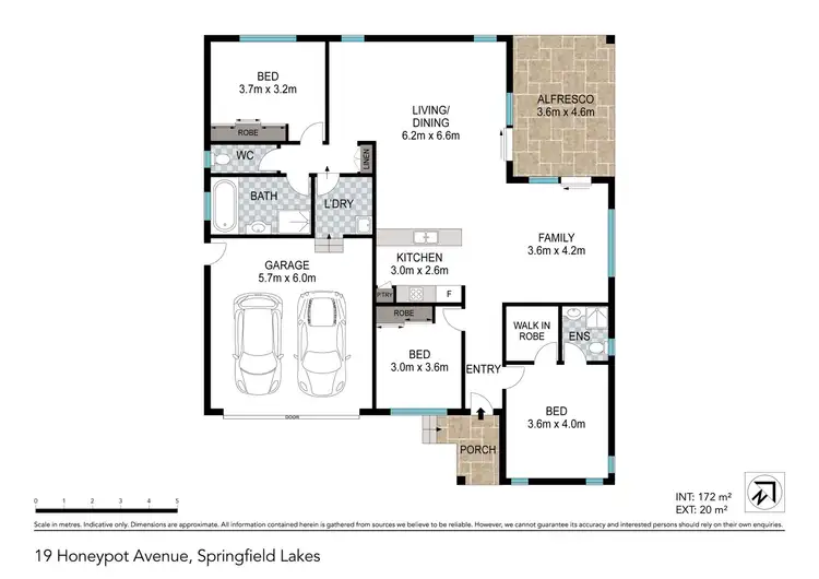 Floorplan of Homely house listing, 19 Honeypot Avenue, Springfield Lakes QLD 4300